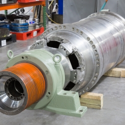 Partial assembled centrifuge